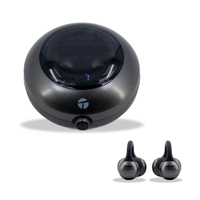 Audífonos Inalámbricos Teros Te-80712n, Bluetooth, Carga Tipo C, Negro Titanium D