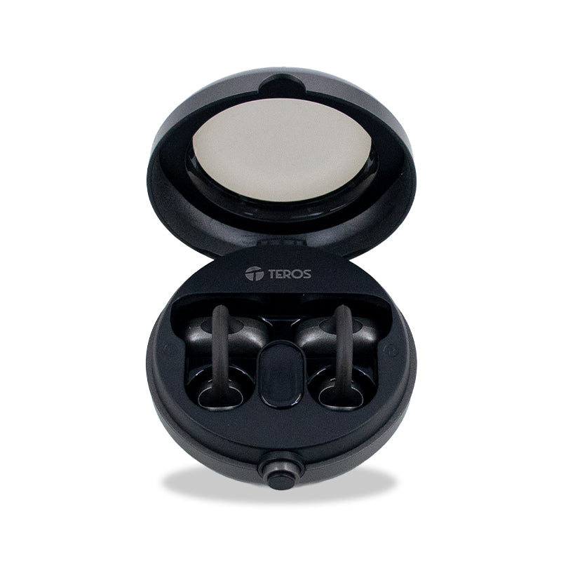 Audífonos Inalámbricos Teros Te-80712n, Bluetooth, Carga Tipo C, Negro Titanium D