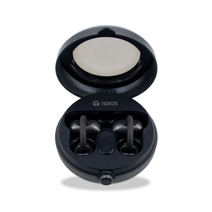 Audífonos Inalámbricos Teros Te-80712n, Bluetooth, Carga Tipo C, Negro Titanium D