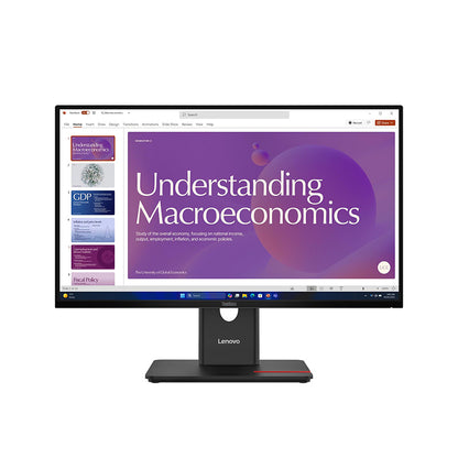 Monitor Lenovo Thinkvision T24d-40, 23.8 1920x1080 Wled Ips Hdmi/dp/rj-45/raven Blac
