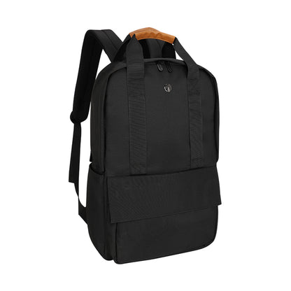 Backpack Teros City Ii Te-9031bl, Para Notebooks De Hasta 15.6, Negro Lleva Todo