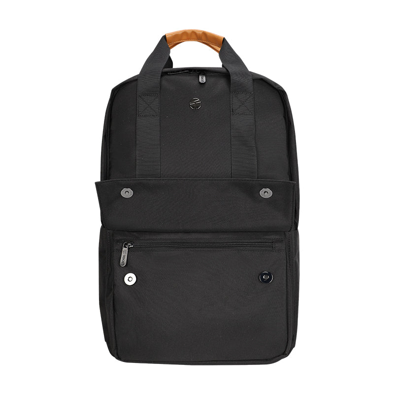 Backpack Teros City Ii Te-9031bl, Para Notebooks De Hasta 15.6, Negro Lleva Todo
