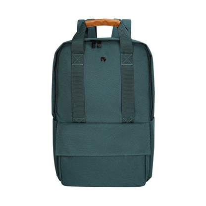 Backpack Teros City Ii Te-9032gr, Para Notebooks De Hasta 15.6, Color Verde Llev