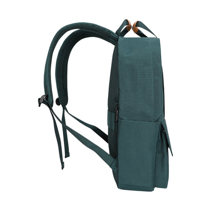 Backpack Teros City Ii Te-9032gr, Para Notebooks De Hasta 15.6, Color Verde Llev
