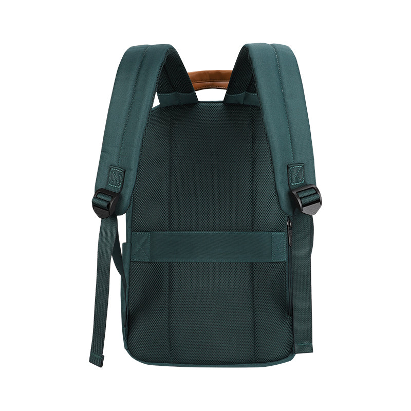 Backpack Teros City Ii Te-9032gr, Para Notebooks De Hasta 15.6, Color Verde Llev