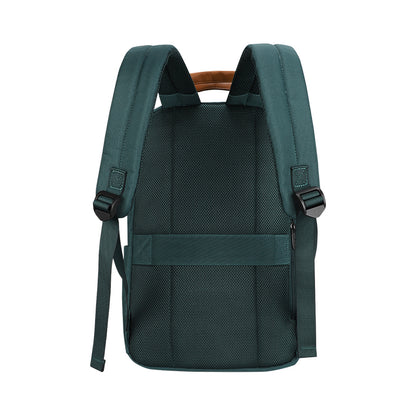 Backpack Teros City Ii Te-9032gr, Para Notebooks De Hasta 15.6, Color Verde Llev
