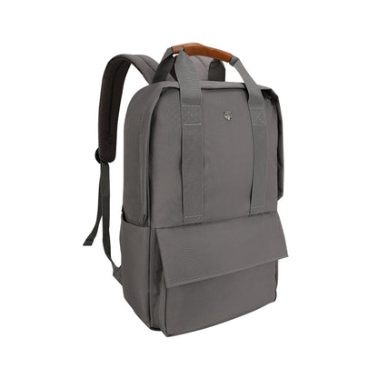 Backpack Teros City Ii Te-9033ag, Para Notebooks De Hasta 15.6, Griss Ceniza Mué
