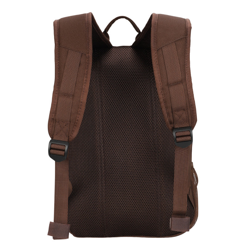 Mochila Teros Te-9040br, Para Laptops De Hasta 15.6, Color Marrón Con Gris La Mo
