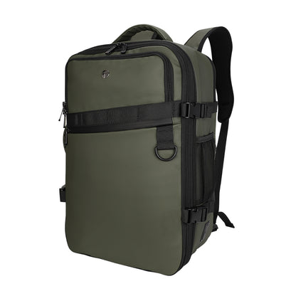 Backpack Teros City Ii Te-9040dg, Para Notebooks De Hasta 15.6, Color Verde Vers