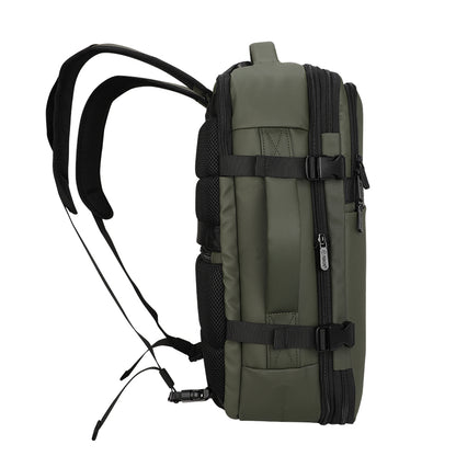 Backpack Teros City Ii Te-9040dg, Para Notebooks De Hasta 15.6, Color Verde Vers