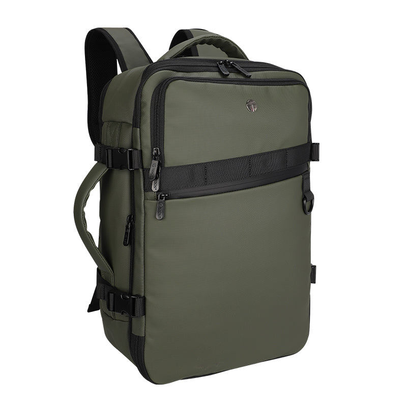 Backpack Teros City Ii Te-9040dg, Para Notebooks De Hasta 15.6, Color Verde Vers
