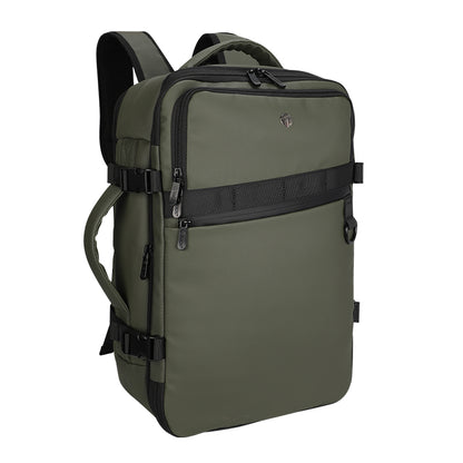 Backpack Teros City Ii Te-9040dg, Para Notebooks De Hasta 15.6, Color Verde Vers
