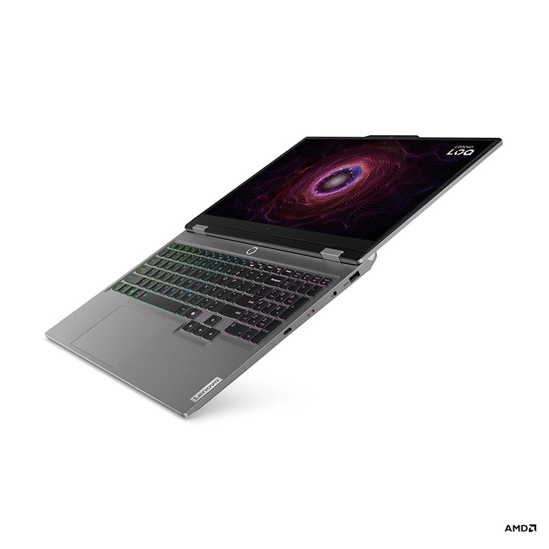 Notebook Lenovo Loq 15arp9, 15.6 Fhd Ips, Amd Ryzen 5 7235hs 3.2/4.2ghz, 8gb Ddr5-48