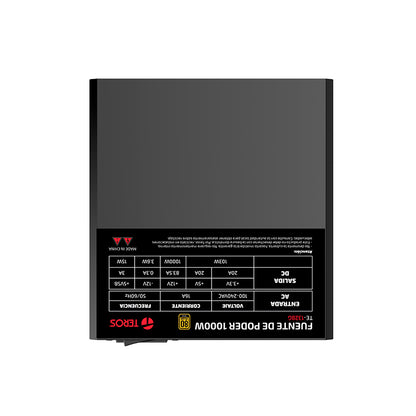 Fuente De Alimentación Gamer Teros Te-1328g, Formato Atx, 1000w 80 Plus Gold 155-240v