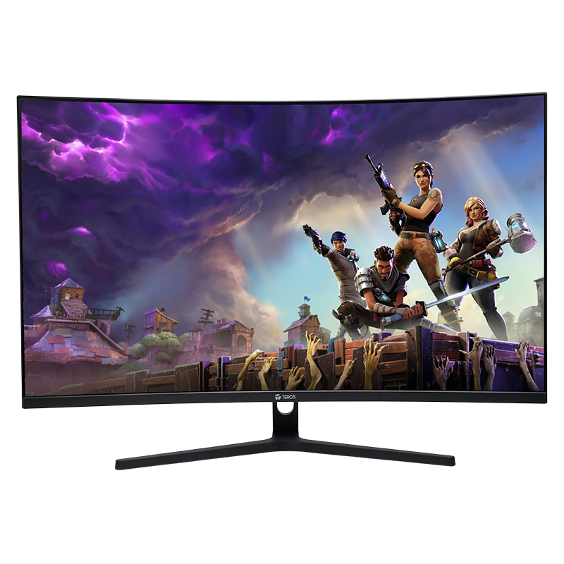 Monitor Curvo Gaming Teros Te-3218g, 31.5 Qhd Va, 180hz, 1ms, Hdmi, Dp, Audio Out[@@