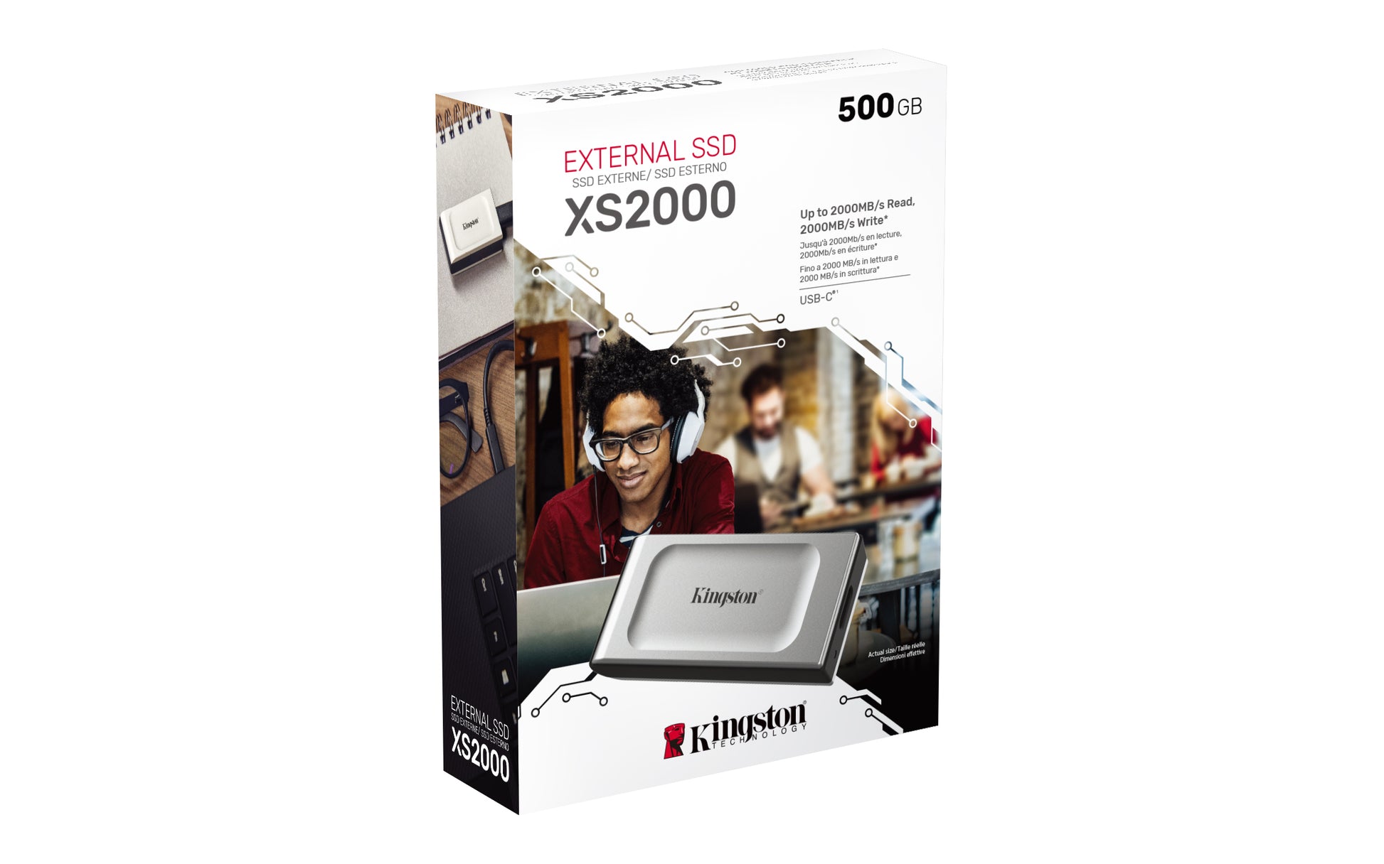 Kingston Technology 500G SSD portátil XS2000