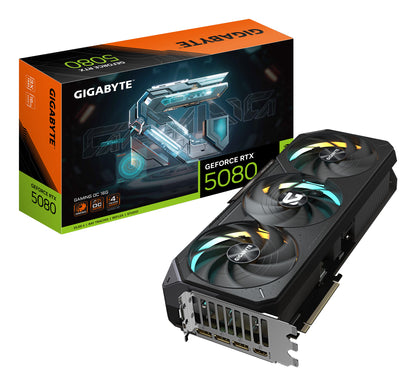 GIGABYTE GeForce RTX 5080 GAMING OC 16G Tarjeta Gráfica