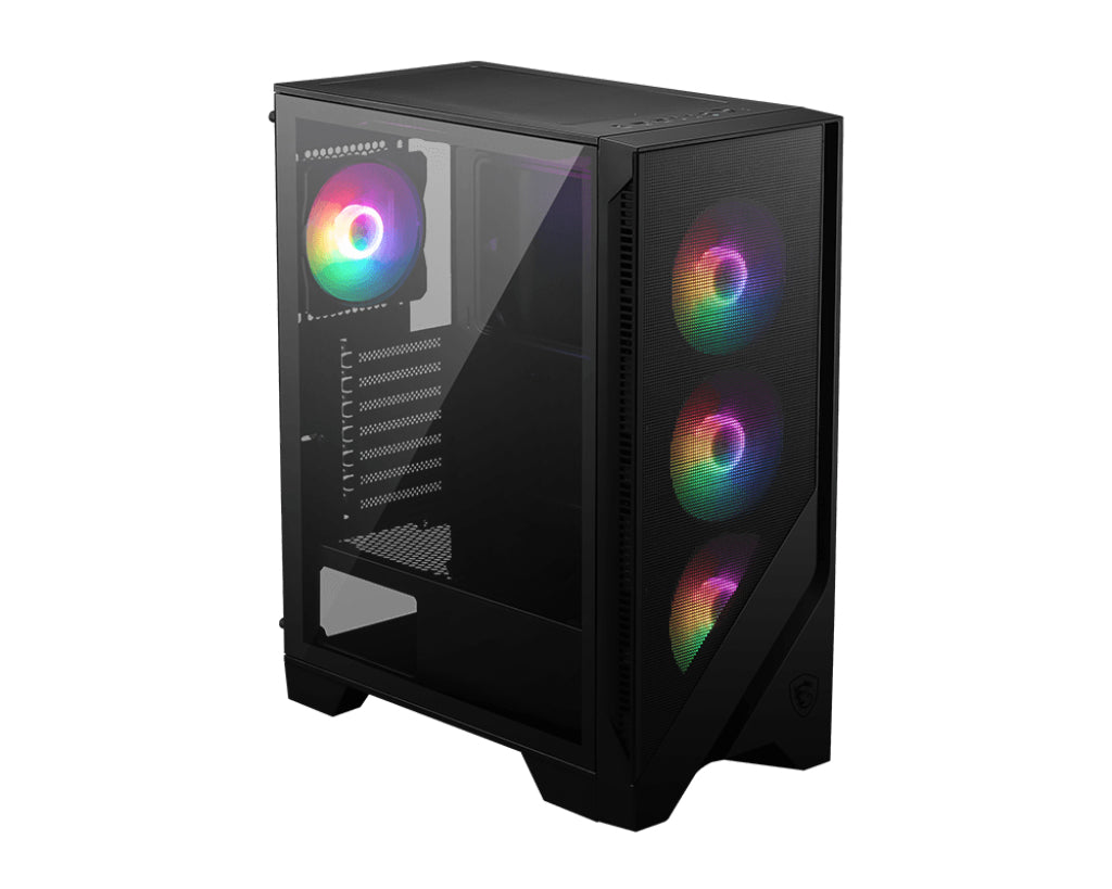 MSI MAG Forge 120A AIRFLOW Midi Tower Negro, Transparente