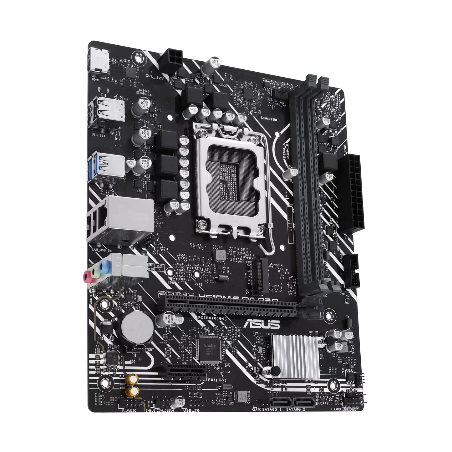 ASUS PRIME H610M-F D4 R2.0 Intel H610 LGA 1700 micro ATX
