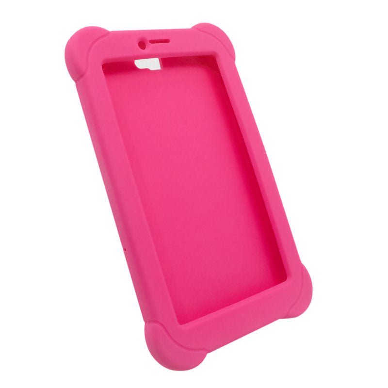 Rubber / Estuche De Goma Para Tablet Por5850, 7,color Rosado Protege Tu Tablet A