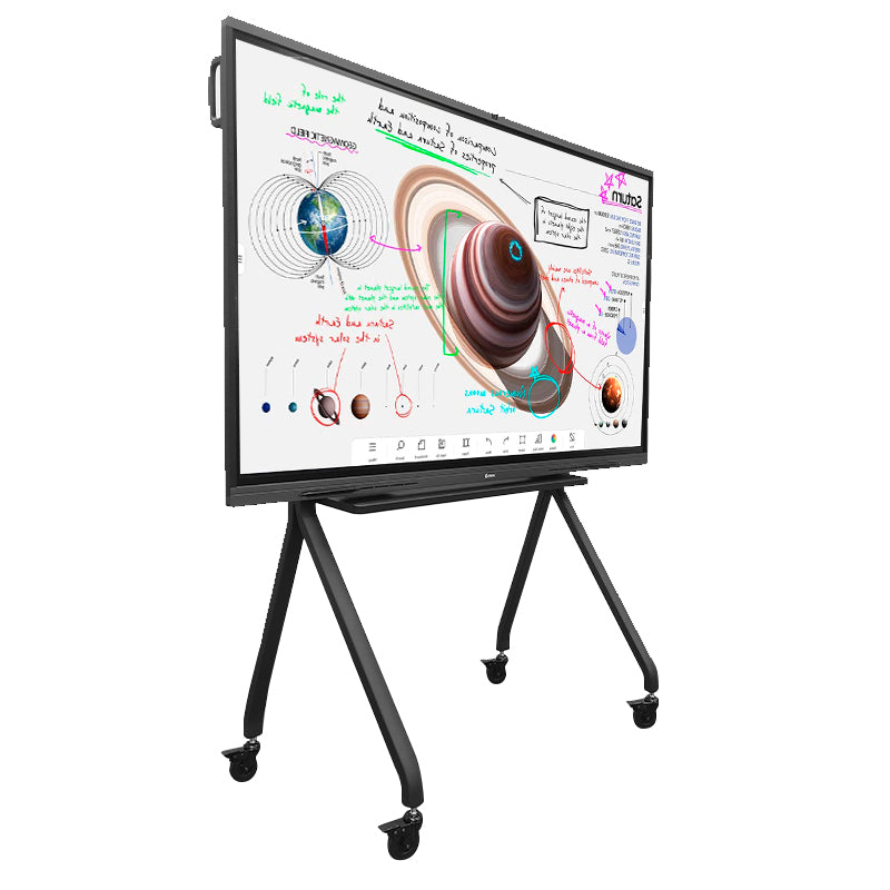 Rack Portátil Teros Te-9010s Para Pantalla Táctilinteractiva De 75 A 86, Negro[@@@
