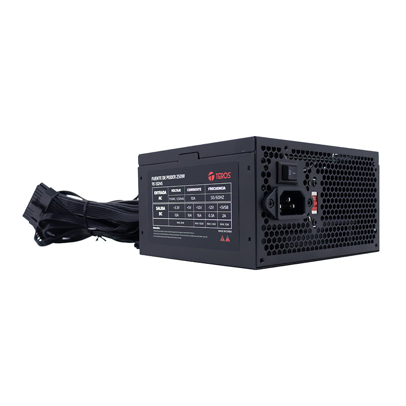 Fuente De Alimentación Teros Te-1324s, Formato Atx, 250w, 115v / 230v Descubre La