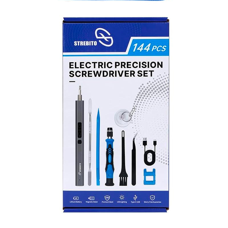 Strebito 144-in-1 Electric Screwdriver Kit / Mini-destornillador Electrico De Precisi