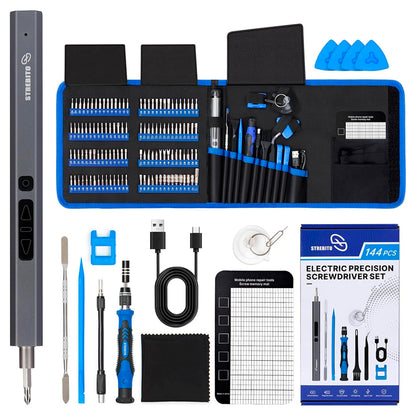 Strebito 144-in-1 Electric Screwdriver Kit / Mini-destornillador Electrico De Precisi