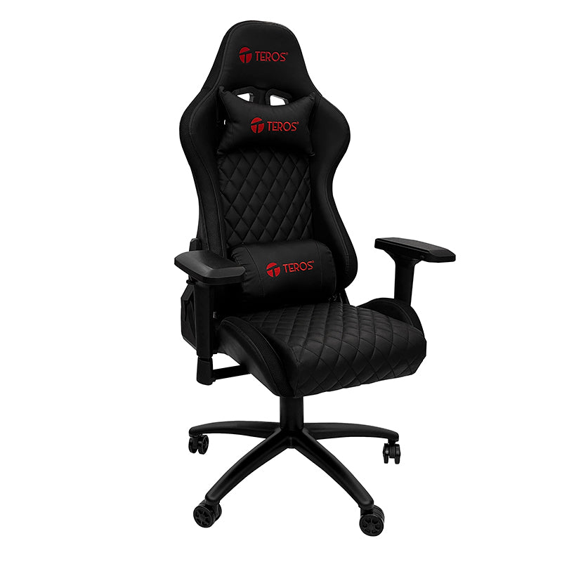 Silla Gamer Teros Te-8121n, Negro La Silla Gamer Teros Te-8121n Combina Comodidad