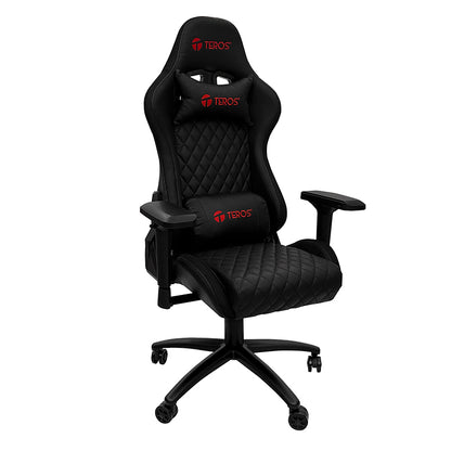 Silla Gamer Teros Te-8121n, Negro La Silla Gamer Teros Te-8121n Combina Comodidad
