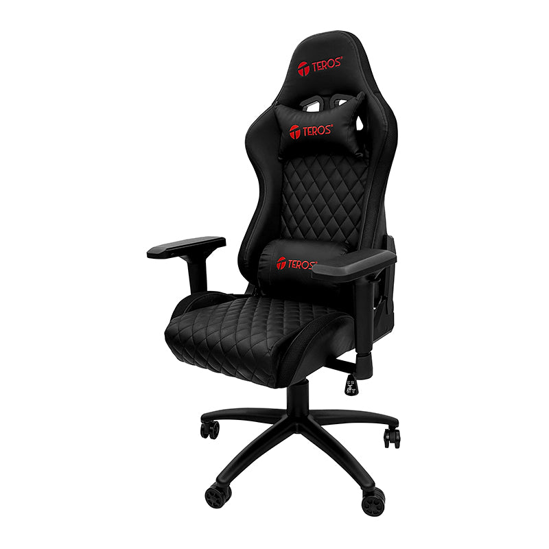Silla Gamer Teros Te-8121n, Negro La Silla Gamer Teros Te-8121n Combina Comodidad