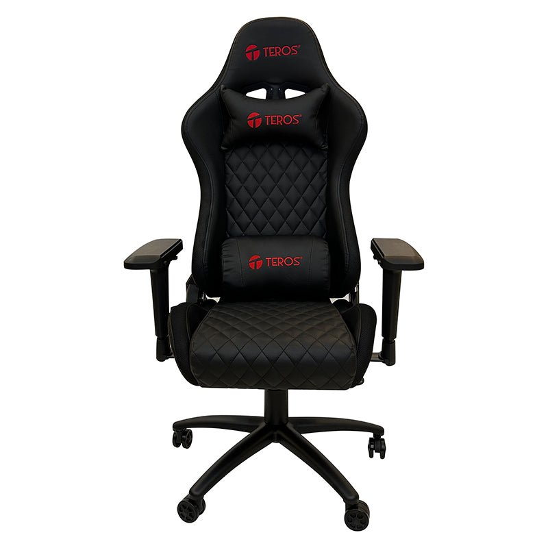 Silla Gamer Teros Te-8121n, Negro La Silla Gamer Teros Te-8121n Combina Comodidad