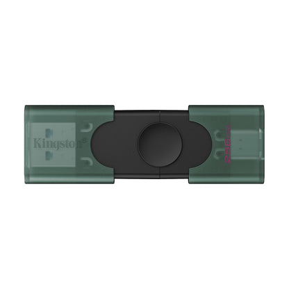Memoria Flash Usb Kingston Datatraveler Duo, 256gb Usb 3.2 Gen 1, Color Negro Mate[@@