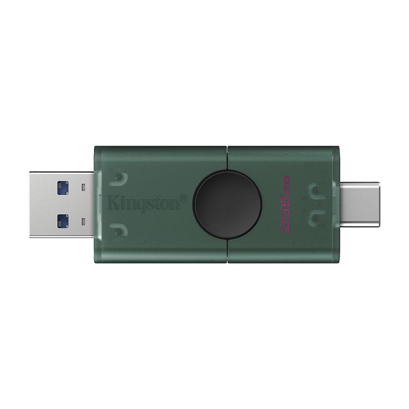 Memoria Flash Usb Kingston Datatraveler Duo, 256gb Usb 3.2 Gen 1, Color Negro Mate[@@