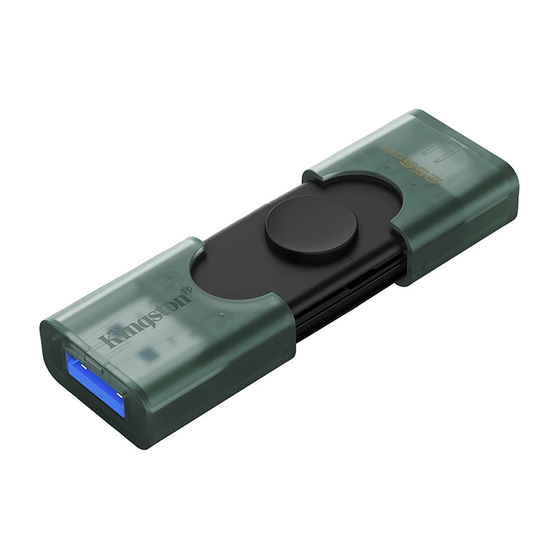 Memoria Flash Usb Kingston Datatraveler Duo, 256gb Usb 3.2 Gen 1, Color Negro Mate[@@