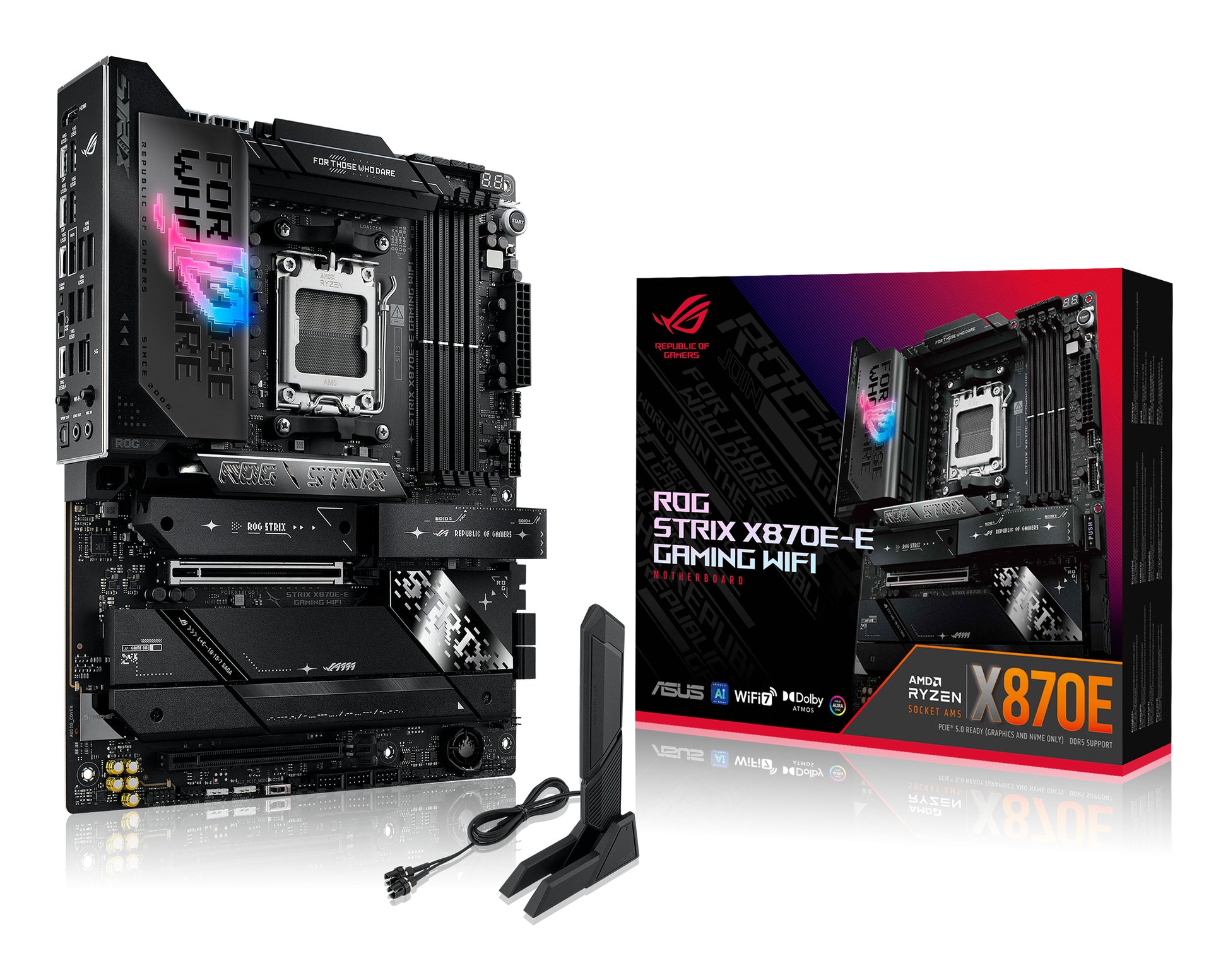 ASUS ROG STRIX X870E-E GAMING WIFI AMD X870E Zócalo AM5 ATX