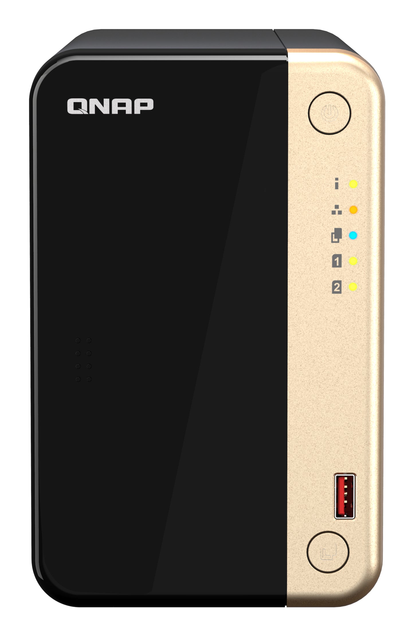 QNAP TS-264 NAS Torre Intel® Celeron® N5095 8 GB 0 TB QNAP Turbo System Negro, Oro
