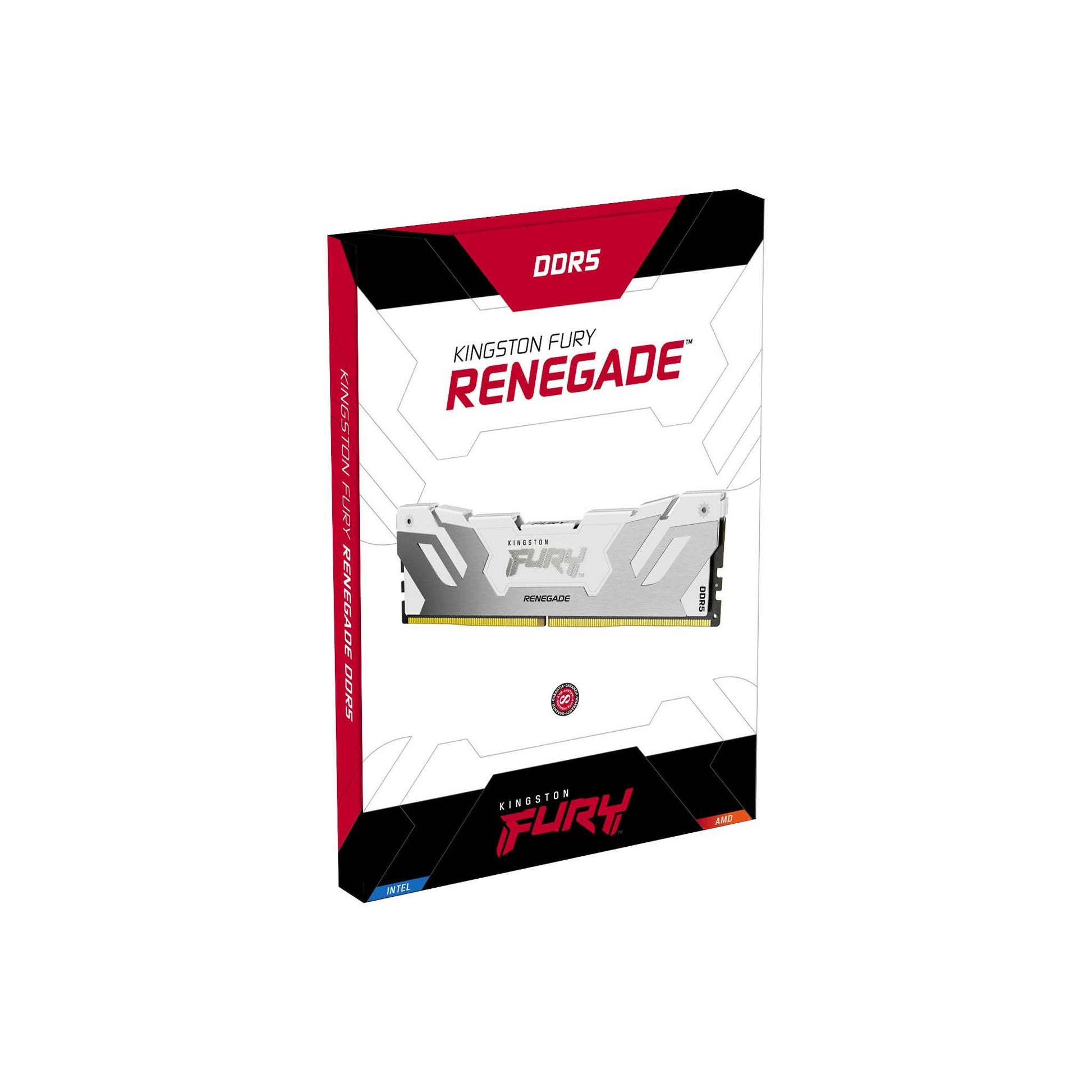 Kingston Technology FURY 16GB 7200MT/s DDR5 CL38 DIMM Renegade RGB Blanco XMP