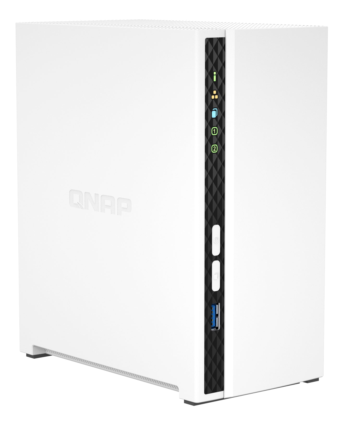 QNAP TS-233 NAS Torre ARM Cortex-A55 2 GB 0 TB QNAP QTS Blanco