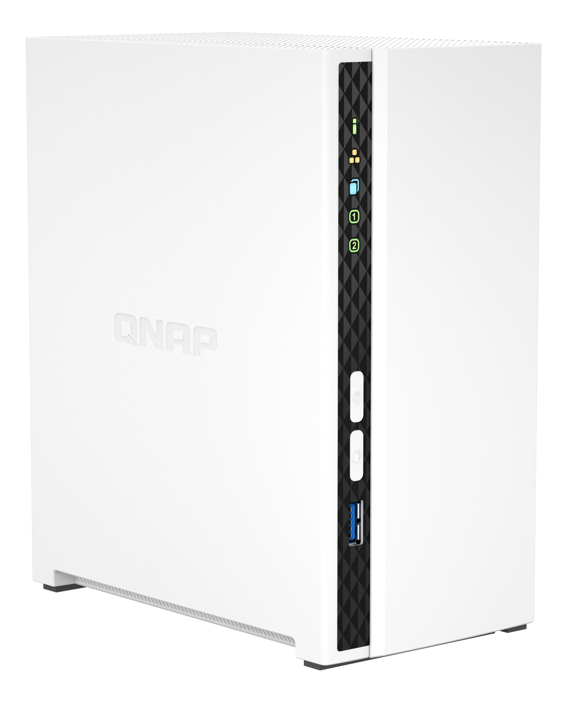 QNAP TS-233 NAS Torre ARM Cortex-A55 2 GB 0 TB QNAP QTS Blanco