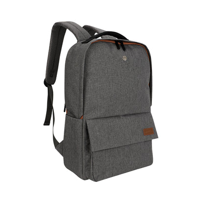 Backpack Teros City Ii Te-9028-2gr, Para Notebooks De Hasta 15.6 - Color Gris Mu