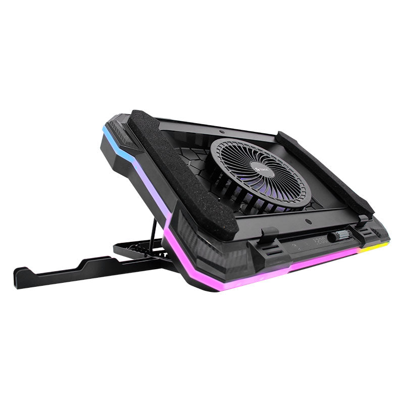 Cooler Teros Te-7133n Rgb, Compatible Con Notebooks De 14 Hasta 19 Cooler Teros