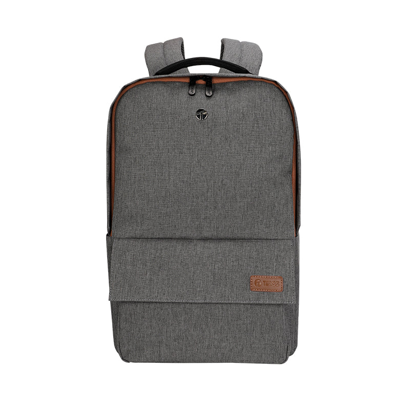 Backpack Teros City Ii Te-9028-2gr, Para Notebooks De Hasta 15.6 - Color Gris Mu