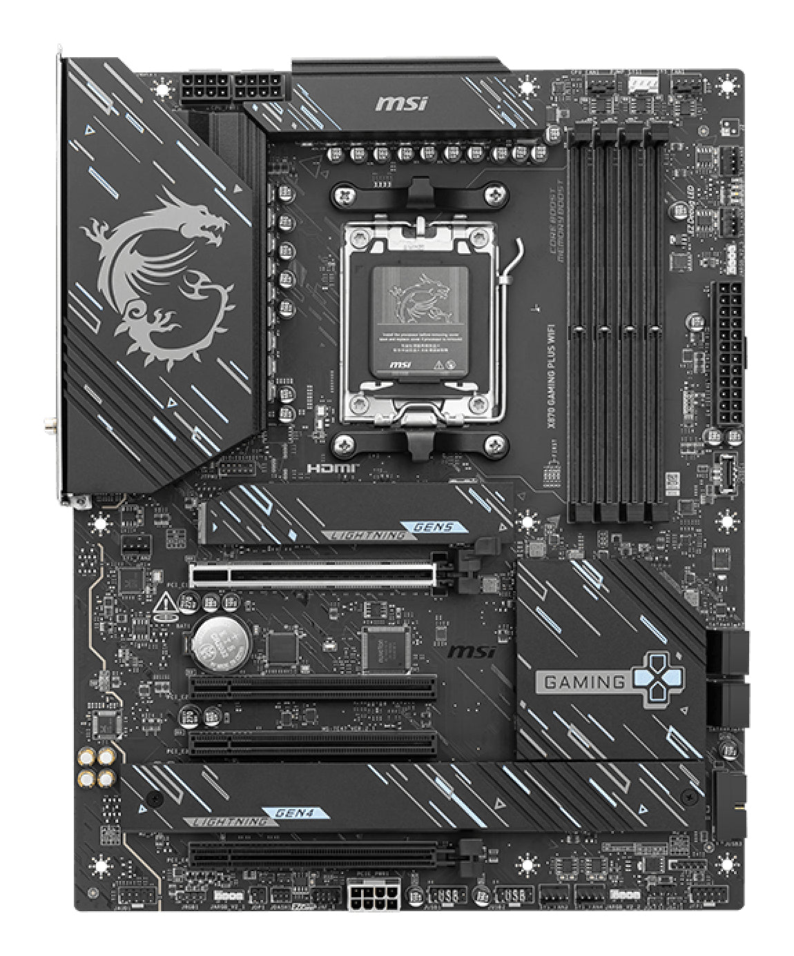MSI X870 GAMING PLUS WIFI placa base AMD X870 Zócalo AM5 ATX
