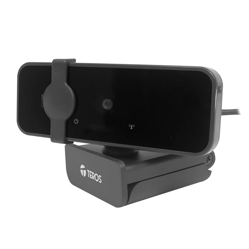 Webcam Teros Te-9072, 2k, Micrófono Incorporado, Usb 2.0 Trabaja Con Casi Todas L
