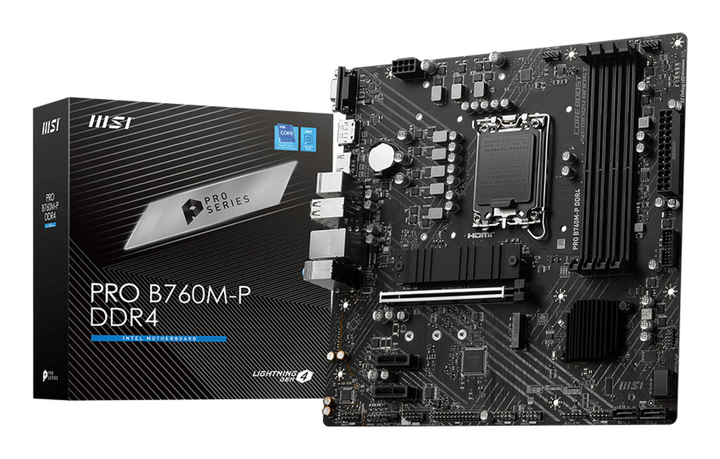 MSI PRO B760M-P DDR4 placa base Intel B760 LGA 1700 micro ATX