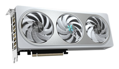 GIGABYTE GeForce RTX 5060 Ti AERO OC 8G Tarjeta Gráfica – 8 GB GDDR7, 128 bits, PCI-E 5.0, 2647 MHz Frecuencia del núcleo, 3 x DisplayPort, 1 x HDMI, GV-N506TAERO OC-8GD