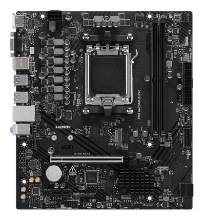 MSI PRO A620AM-B EVO placa base AMD A620A Zócalo AM5 ATX