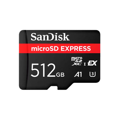 Memoria Flash Sandisk Microsd Express 512gb, Interfaz: Pcie Gen 3 Rendimiento De