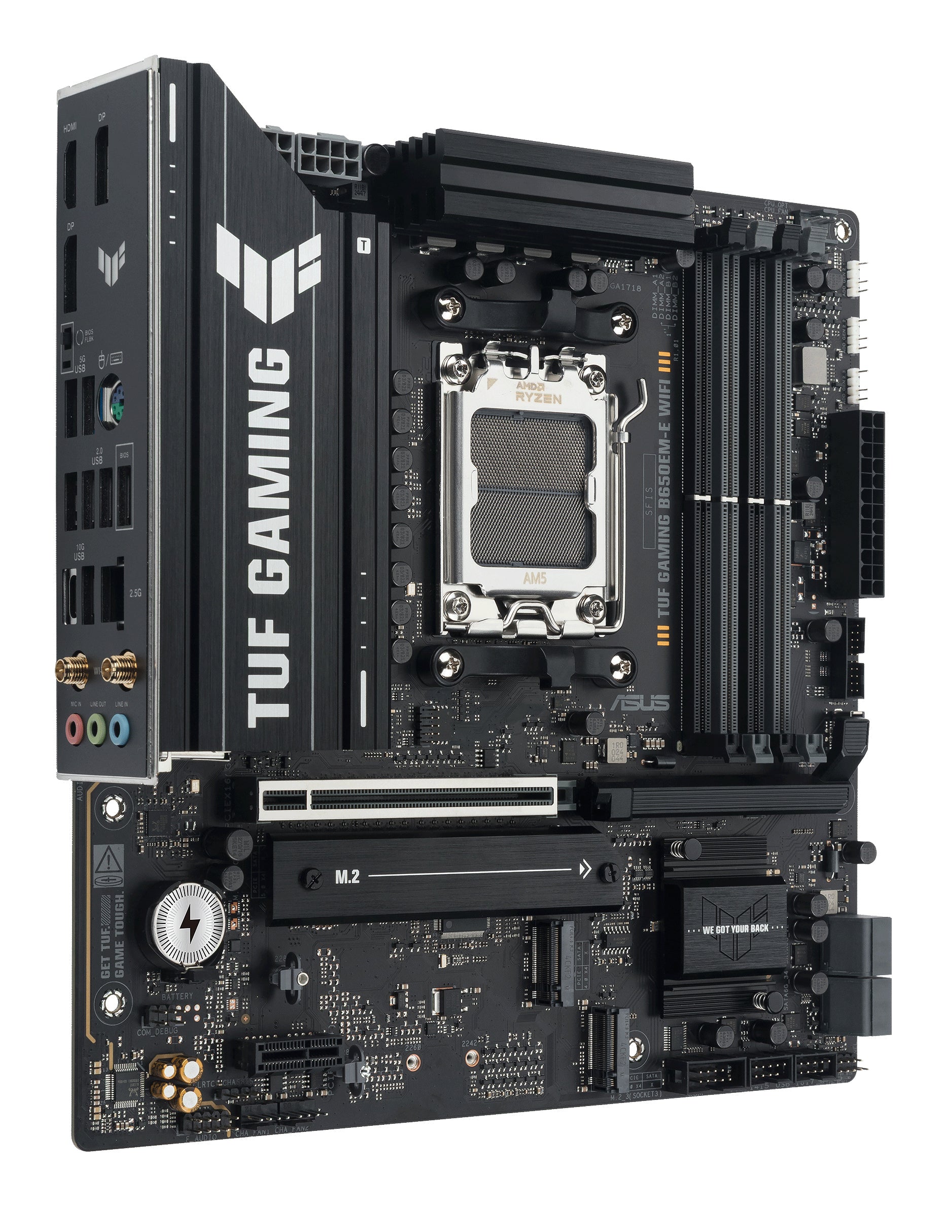 ASUS TUF GAMING B650EM-E WIFI placa base AMD B650 Zócalo AM5 micro ATX